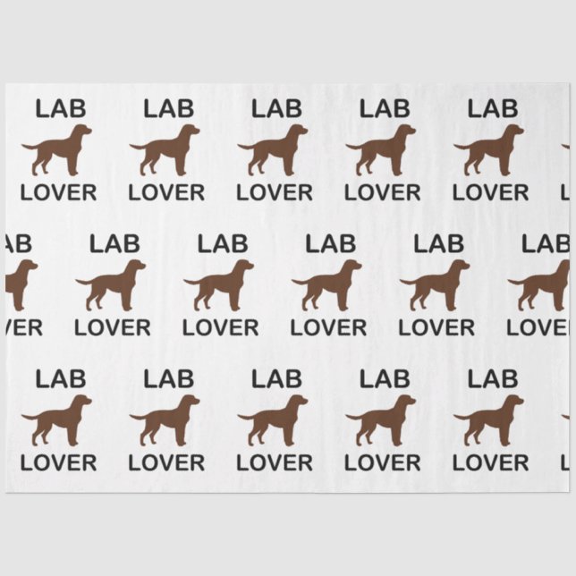 lab lover tissue paper (Front)