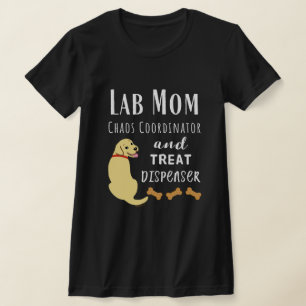 Lab Mum chaos coordinator Yellow Labrador T-Shirt