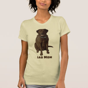 Lab Mum Chocolate Labrador Retriever T-Shirt