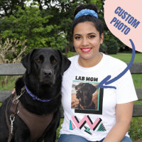 Lab Mum Custom Dog Photo Gift for Labrador Owner