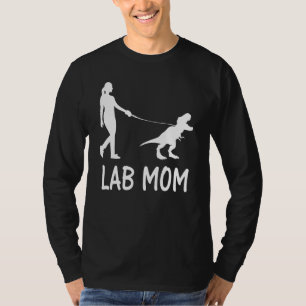 Lab Mum Labrador Retriever Mama Dog Dinosaur Women T-Shirt