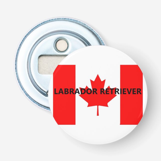 lab name Canadian-Flag Bottle Opener (Front)