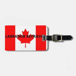 lab name Canadian-Flag Luggage Tag