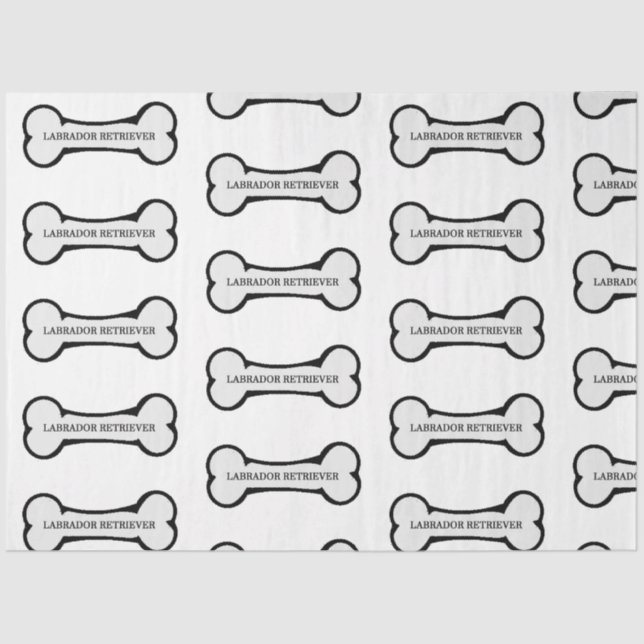 lab name on bone tissue paper (Front)