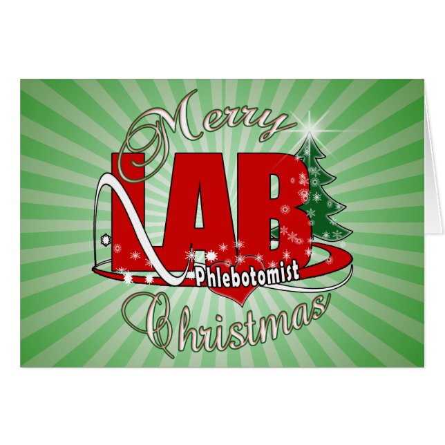 LAB PHLEBOTOMIST CHRISTMAS (Front Horizontal)