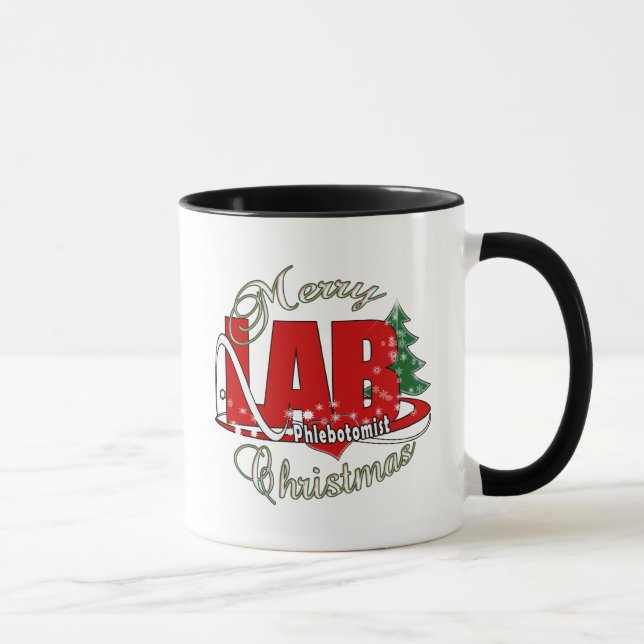 LAB PHLEBOTOMIST CHRISTMAS MUG (Right)