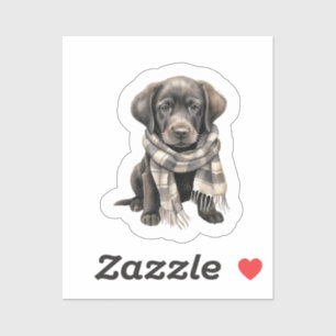 Lab Puppy Sticker