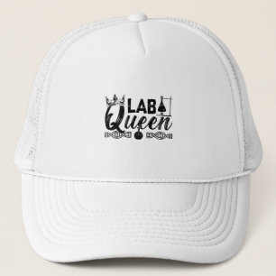 Lab Queen Lab Tech Laboratory Chemist Technician Trucker Hat