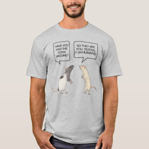 Lab Rat Covid Vaccine Funny T-Shirt