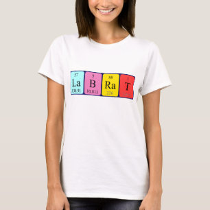 Lab Rat periodic table name shirt
