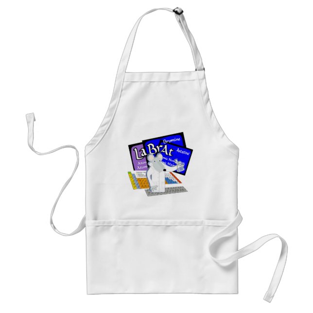 Lab Rat Spelled with Elements from Periodic Table Standard Apron (Front)