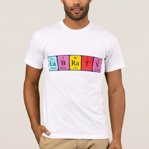 Lab Rats periodic table name shirt