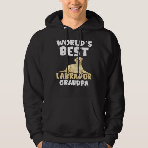 Lab Retriever Worlds Best Labrador Grandpa Hoodie