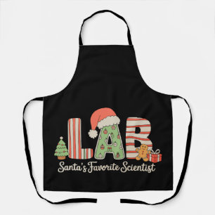 Lab Santas Favourite Scientist Christmas Laborator Apron