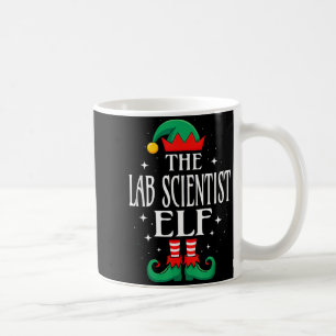 Lab Scientist Elf Job Title Funny Christmas Matchi Coffee Mug
