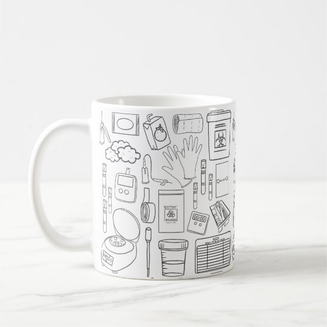 Lab tech coffee mug (Left)