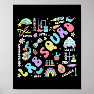 Lab Tech Easter Scientist Teacher Laboratory Lab S Poster
