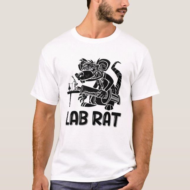 Lab Tech Lab Rat Chemist Laboratory Technician T-Shirt (Front)