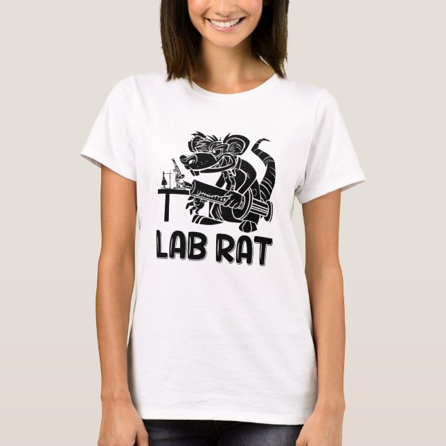 Lab Tech Lab Rat Chemist Laboratory Technician T-Shirt (Front)