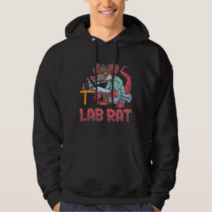 Lab Tech Lab Rat Laboratory Chemist Technician Hoodie