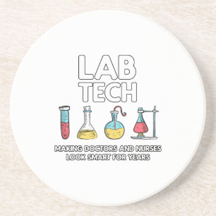 Lab Tech Laboratory Coaster