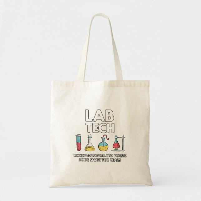 Lab Tech Laboratory Tote Bag (Front)