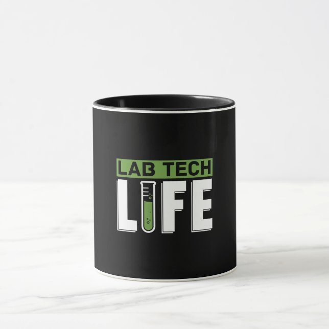 Lab Tech Life Laboratory Technician Science Mug (Center)