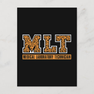 Lab Tech MLT Medical Laboratory Technician Chemist Holiday Postcard