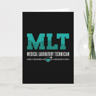 Lab Tech MLT Medical Laboratory Technician Science Card