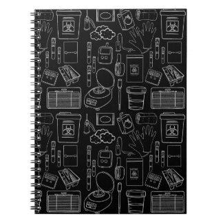 Lab tech notebook