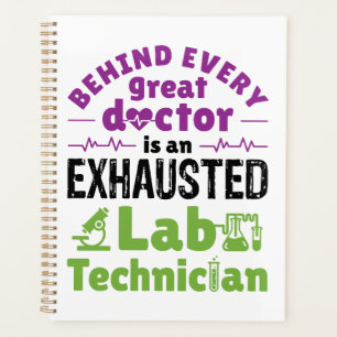 Lab Technician Medical Technologist Exhausted Planner