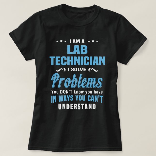 Lab Technician T-Shirt (Design Front)