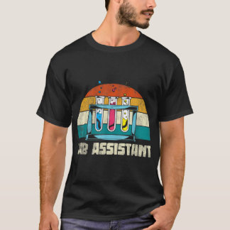 Lab Technologist Lab Scientist Retro Lab Assistant T-Shirt