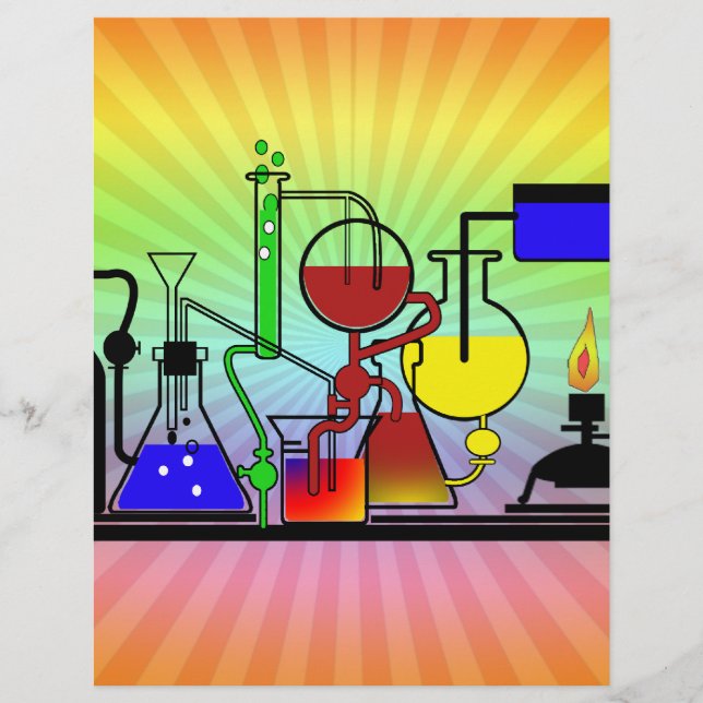 LAB WARE - LABORATORY  GLASSWARE MAD SCIENTIST (Front)