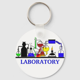 LAB WARE - LABORATORY GLASSWARE SETUP KEY RING