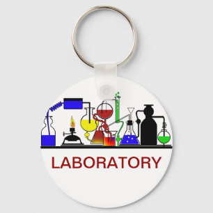 LAB WARE - LABORATORY GLASSWARE SETUP KEY RING
