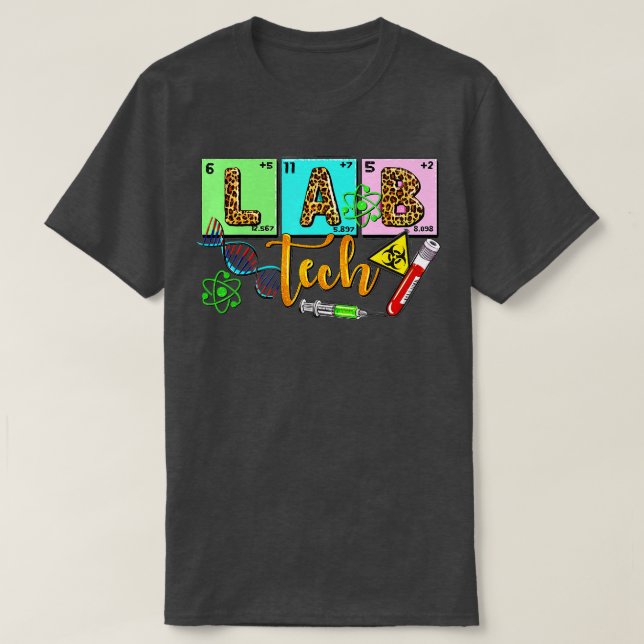 Lab Week 2023 Chemical Elements Medical Laboratory T-Shirt (Design Front)