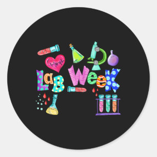 Lab Week 2023 Laboratory Tech Medical Technician S Classic Round Sticker