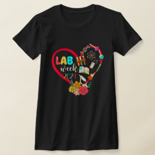 Lab Week 2024 Retro Medical Laboratory Tech T-Shirt