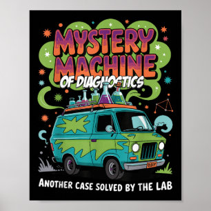Lab Week 2025 Mystery Machine Phlebotomist  Poster