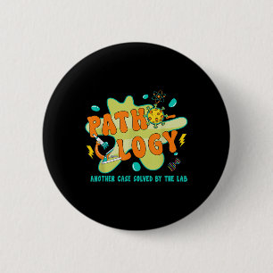 Lab Week 2025 Pathology Retro Mystery Machine Of D 6 Cm Round Badge