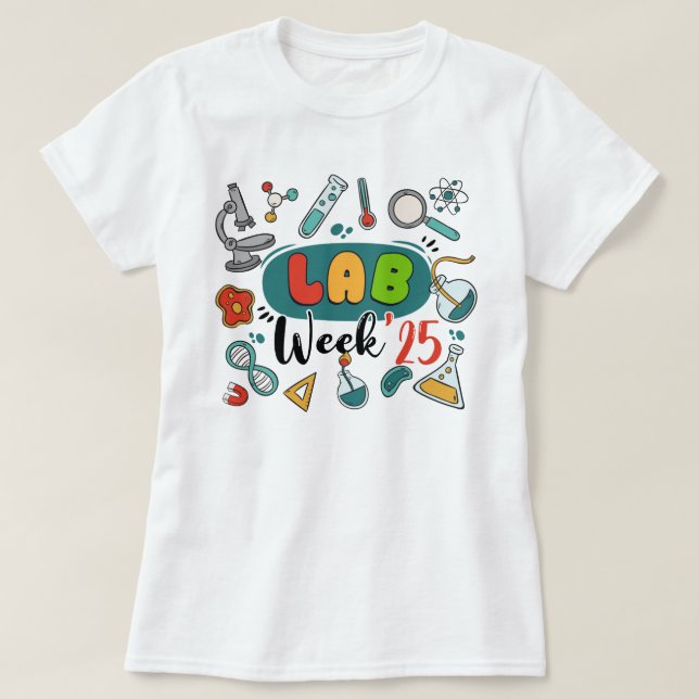 Lab Week 2025 Science Graduation Future Scientist T-Shirt (Design Front)