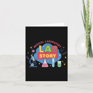 Lab week 2026 funny science medical laboratory card