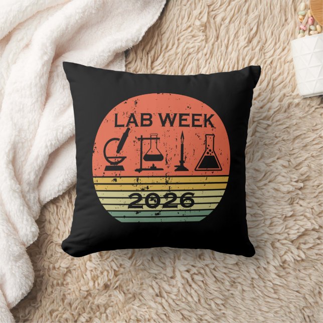 Lab Week 2026 Medical Laboratory Professionals Cushion (Blanket)