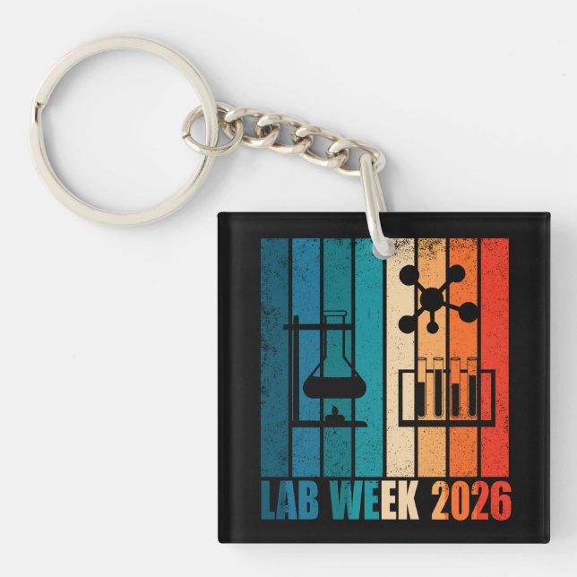 Lab Week 2026 Medical Laboratory Professionals Key Ring (Front)