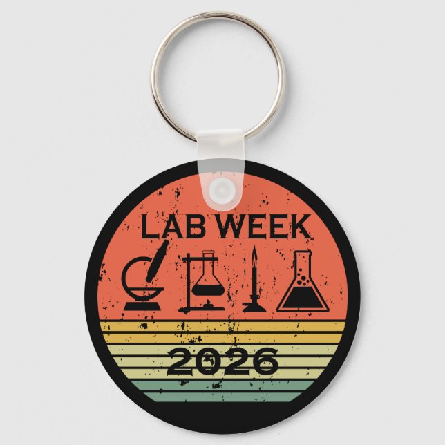 Lab Week 2026 Medical Laboratory Professionals Key Ring (Front)