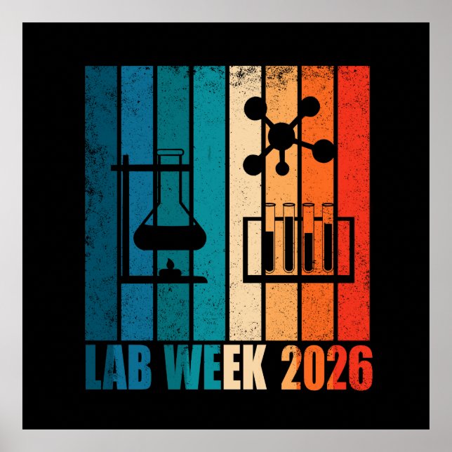 Lab Week 2026 Medical Laboratory Professionals Poster (Front)