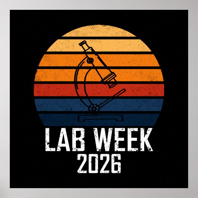 Lab Week 2026 Medical Laboratory Professionals Poster (Front)