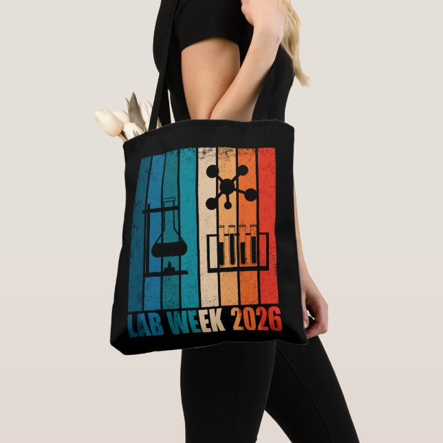 Lab Week 2026 Medical Laboratory Professionals Tote Bag (Close Up)