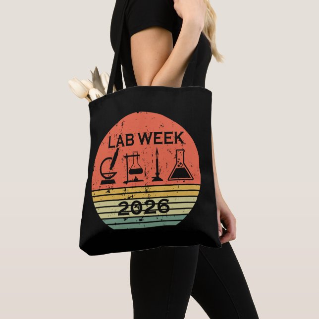 Lab Week 2026 Medical Laboratory Professionals Tote Bag (Close Up)